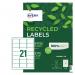 Avery Recycled Address Labels 21Sheet White (Pack of 315) LR7160-15 AV14264