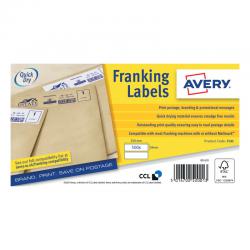 Cheap Stationery Supply of Avery Franking Label 140 x 38mm 2 Per Sheet White (Pack of 1000) FL01 AV52001 Office Statationery