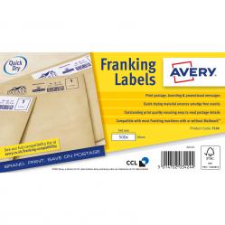 Cheap Stationery Supply of Avery Franking Label 140 x 38mm 1 Per Sheet White (Pack of 1000) FL04 AV52004 Office Statationery