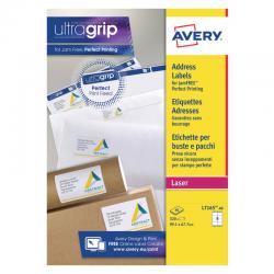 Cheap Stationery Supply of Avery Ultragrip Laser Labels 99.1x67.7mm White (Pack of 320) L7165-40 AV7165 Office Statationery