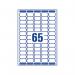 Avery Mini Labels 38x21mm White (Pack of 16250) L7651-250 AV98886