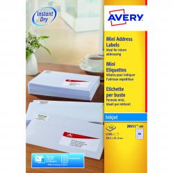 Cheap Stationery Supply of Avery Inkjet Mini Labels 38.1x21.2mm 65 Per Sheet White (Pack of 6500) J8651-100 AV98978 Office Statationery