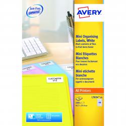 Cheap Stationery Supply of Avery Laser Mini Labels 45.7 x 25.4mm White (Pack of 1000) L7654-25 Office Statationery