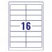 Avery Inkjet Address Labels QuickDRY 99.1x33.9mm 16 Per Sheet White (Pack of 1600) J8162-100 AVJ8162