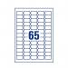 Avery Inkjet Mini Labels 38.1x21.2mm 65 Per Sheet White (Pack of 1625) J8651-25 AVJ8651