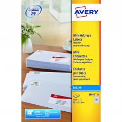 Cheap Stationery Supply of Avery Inkj Mini Label 38.1x21.2 65 P/Sheet Wht (Pack of 1625) J8651-25 AVJ8651 Office Statationery
