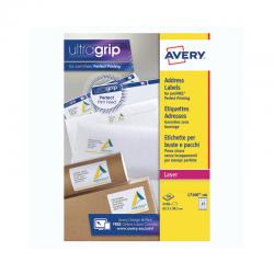 Cheap Stationery Supply of Avery Ultragrip Laser Label 63.5x38.1mm White (Pack of 2100) L7160-100 Office Statationery