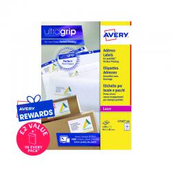 Cheap Stationery Supply of Avery Ultragrip Laser Label 99.1x38.1mm White (Pack of 1400) L7163-100 Office Statationery