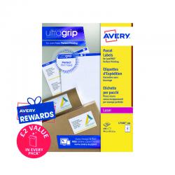 Cheap Stationery Supply of Avery Ultragrip Laser Labels 99.1x93.1mm White (Pack of 600) L7166-100 AVL7166 Office Statationery