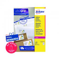 Cheap Stationery Supply of Avery Ultragrip Laser Labels 99.1x57mm White (Pack of 1000) L7173 Office Statationery