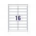 Avery Clear Laser Labels 99x34mm (Pack of 400) L7562-25 AVL7562S