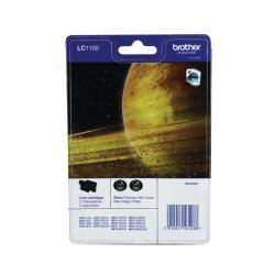 Cheap Stationery Supply of Brother LC-1100 Black Inkjet Cartridge (Pack of 2) LC1100BKBP2 Office Statationery