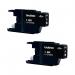 Brother LC1240BK Inkjet Cartridge Black Twinpack LC1240BKBP2 BA56233