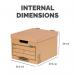 Bankers Box R-Kive Earth Storage Box Brown (Pack of 10) 4470601 BB00900