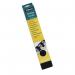 The picture shows a pack of 100 black Fellowes A4 plastic binding combs, each measuring 10mm in thickness. The combs are neatly arranged and stacked on top of each other, showcasing their durable and professional appearance. The combs feature the Fellowes branding and product name.
