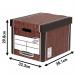 Bankers Box Premium Tall Box Woodgrain (Pack of 5) 7260520 BB57829