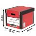Bankers Box Premium Tall Box Red (Pack of 5) 7260706 BB57831