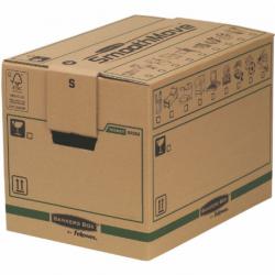 Cheap Stationery Supply of Fellowes Bankers Box Moving Box Small Brown Green (Pack of 5) 6205201 BB60703 Office Statationery