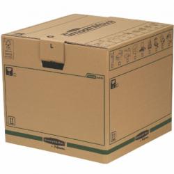 Cheap Stationery Supply of Fellowes Bankers Box Moving Box Large Brown Green (Pack of 5) 6205301 BB60704 Office Statationery