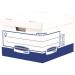 Fellowes Basics Storage Box Heavy Duty Large (Pack of 10) 4461601 BB72104