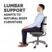 Fellowes PlushTouch Back Support Black 8026501 BB72232