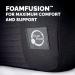Fellowes PlushTouch Back Support Black 8026501 BB72232