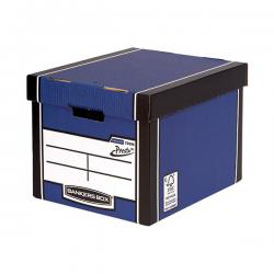 Cheap Stationery Supply of Fellowes Bankers Box Premium Presto Storage Box Blue/White (Pack of 12) 7260603 BB729 Office Statationery