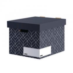 Cheap Stationery Supply of Bankers Box Decor Storage Box Grey (Pack of 5) 4482801 BB76831 Office Statationery