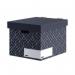 Bankers Box Decor Storage Box Urban Midnight Blue (Pack of 5) 4482801 BB76831