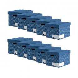 Cheap Stationery Supply of Bankers Box Storage Box Blue (Pack of 5) Buy 1 Get 1 Free 4483701 BB810599 Office Statationery