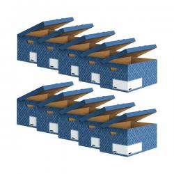 Cheap Stationery Supply of Bankers Box Flip Top Box Blue (Pack of 5) Buy 1 Get 1 Free 4484101 BB810600 Office Statationery