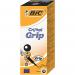 Bic Cristal Grip Ballpoint Pen Medium Black (Pack of 20) 802800