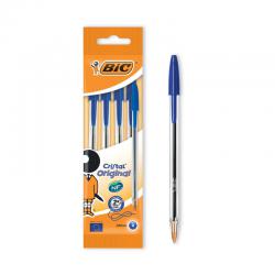 Cheap Stationery Supply of Bic Cristal Medium Ballpoint Pen Medium Blue (Pack of 40) 8308601 BC01016 Office Statationery