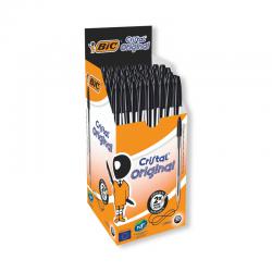 Cheap Stationery Supply of Bic Cristal Ballpoint Pen Medium Black (Pack of 50) 837363 BC10002 Office Statationery