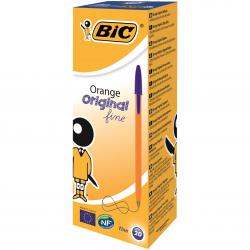 Cheap Stationery Supply of Bic Orange Fine Ballpoint Pen Blue (Pack of 20) 1199110111 BC10111 Office Statationery
