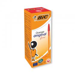 Cheap Stationery Supply of Bic Orange Fine Ballpoint Pen Red (Pack of 20) 1199110112 BC10112 Office Statationery