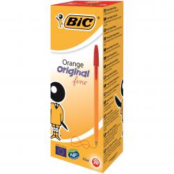Cheap Stationery Supply of Bic Orange Fine Ballpoint Pen Red (Pack of 20) 1199110112 BC10112 Office Statationery
