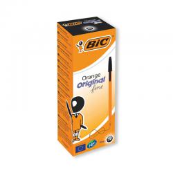 Cheap Stationery Supply of Bic Orange Fine Ballpoint Pen Black (Pack of 20) 1199110114 BC10114 Office Statationery