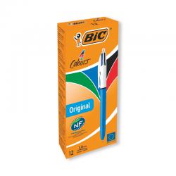 Cheap Stationery Supply of Bic 4 Colours Retractable Ballpoint Pen (Pack of 12) 801867 BC24623 Office Statationery