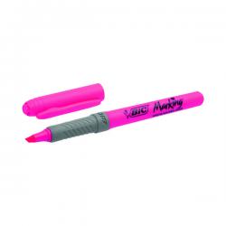 Cheap Stationery Supply of BIC Highlighter Grip Pink (Box of 12) 811934 BC31254 Office Statationery