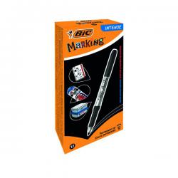 Cheap Stationery Supply of Bic Marking Permanent Marker Fine Black (Pack of 12) 968476 BC46219 Office Statationery
