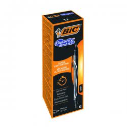 Cheap Stationery Supply of Bic Gel-ocity Quick Dry Gel Pen Medium Black (Pack of 12) 949873 BC49466 Office Statationery