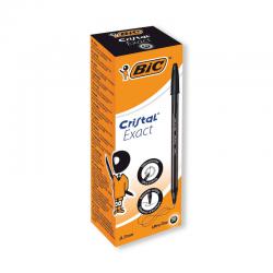 Cheap Stationery Supply of Bic Cristal Ballpoint Pens Ultra Fine 0.7mm Black (Pack of 20) 992603 BC59414 Office Statationery