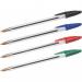 Bic Cristal Medium Ballpoint Pens Medium Assorted (10 Pack) 830865 BC60112