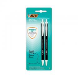 Cheap Stationery Supply of Bic Clic Stic Antimicrobial Ballpoint Pen Black (Pack of 2) 5004654 BC66648 Office Statationery