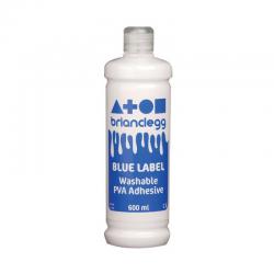 Cheap Stationery Supply of Brian Clegg PVA Glue Blue Label 600ml GL600B Office Statationery