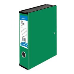 Cheap Stationery Supply of Initiative Lockspring Box File A4/Foolscap 70mm Capacity Green Office Statationery