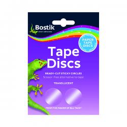 Cheap Stationery Supply of Bostik Tape Discs Clear (Pack of 1440) 30803764 BK10022 Office Statationery