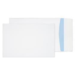 Cheap Stationery Supply of Blake Purely Packaging White Peel & Seal Gusset Pocket 381x254x25mm 140gsm Pack 125 12201 Office Statationery