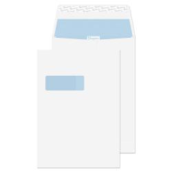 Cheap Stationery Supply of Blake Premium Office Ultra White Wove Window Peel & Seal Gusset Pocket 324x229x25mm 140gsm Pack 100 37116 Office Statationery